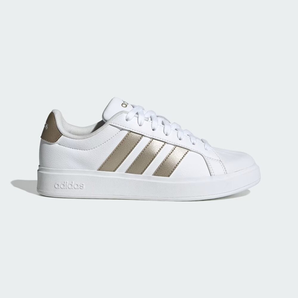 NWT Adidas Women's Streettalk 'White Cyber Metallic' Shoes JP8285